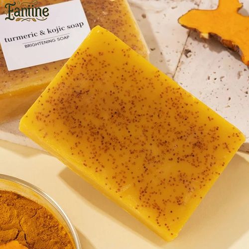 For Clear & Cool Skin in Lagos! 🧼 Tumeric & Lemon Glow Soap | Fights Acne & Body Odor!