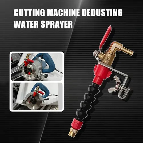 Cutting Machine Misting System Water Sprayer High efficiency dust collector: precision cleaning position, reduce dust, protect your health, clean the dust on the of the cutter, easy to clean, use less water to clean most of the dust