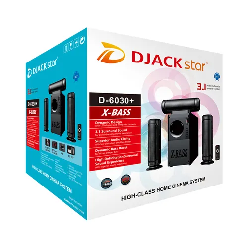 DJACK STAR D-6030+ New 3.1 Home Theater System Sound Surround Sound System Home Theater Surround Sound System
