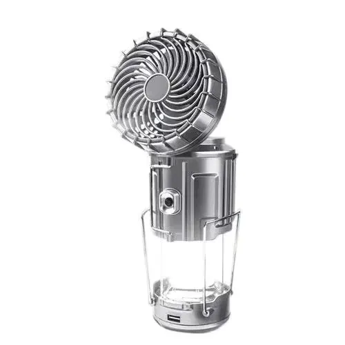 🔥Solar charging 5-In-1 Portable LED Camping Lantern With Fan