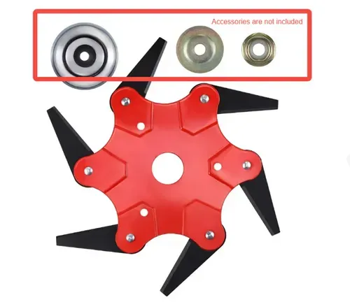 💥UNIVERSAL 6-Steel Razors Trimmer Head Tired of your trimmer being too weak to cut tough weeds? Replace your trimmer head with the Steel Trimmer Head that slices through grass, branches, weeds and more!