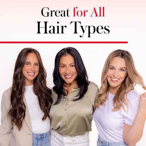 3-in-1 professional hot air comb: dry, straighten, curl and fluff in one step