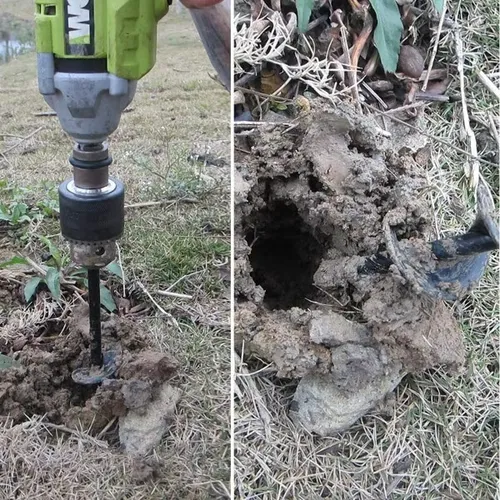 Easy Gardening Auger Spiral Drill Bit PERFECT FOR PLANTING BULBS, BEDDING PLANTS, AND SEEDLINGS