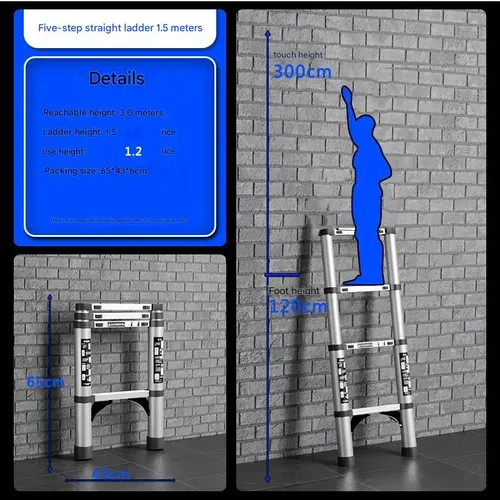 Best telescopic ladder, best for home use, easy to open and store, best value for money discount💰