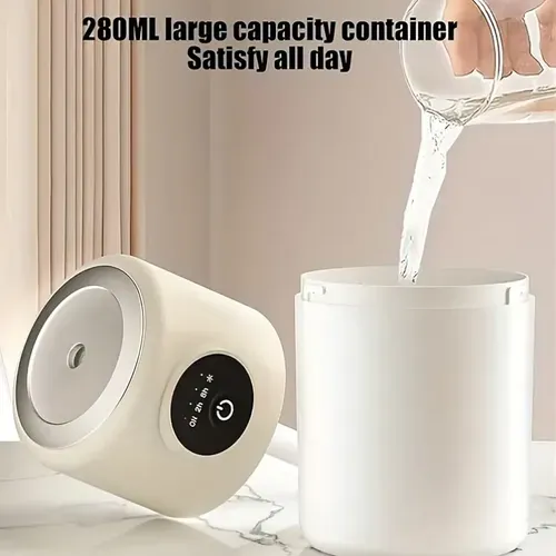 Humidifiers For Bedroom Cool Mist Humidifiers(Summer), Quiet Cool Mist Humidifier, Bedroom Bedside Humidifier, Desktop Air Diffuser, USB Powered, Adjustable Brightness Air Humidifier With Lighting, Suitable For Desks, Homes And Offices