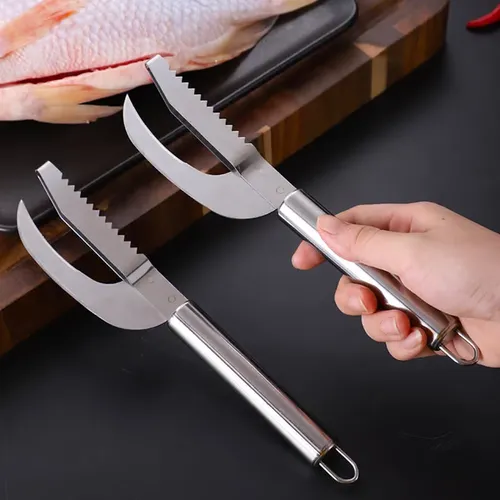 Masterclass 3-in-1 Fish Knife Bye Bye Numerous Cumbersome Knives Cleaning Fish, One Knife Enough 2PC