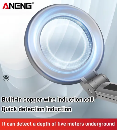 Handheld Highly Sensitive Metal Detectors Built-in copper wire induction coilQuick detection induction It can detect a depth of fiye meters underground