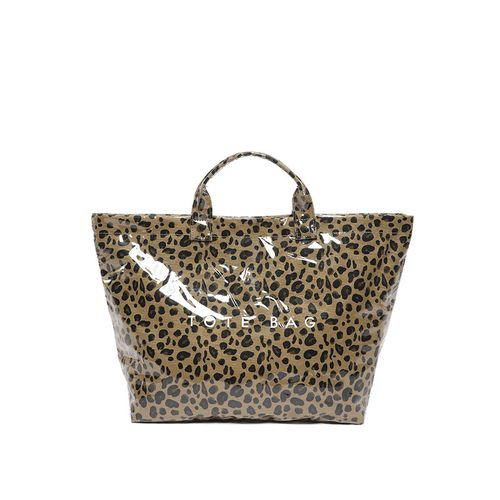 Women's PVC Tote Handbags Shoulder Bag Winter Fall Fashion Kraft Paper Tote Bag Y2K Large Shopping Bag