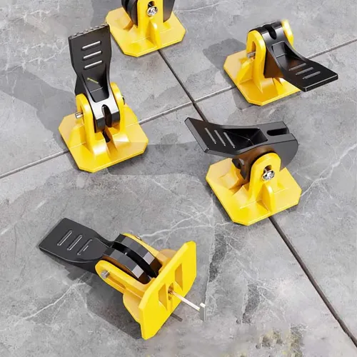 Tile Leveling System Pro Tools The floor leveler spacers keep the tile balance on the same horizontal position avoiding movements during the mortar setting.