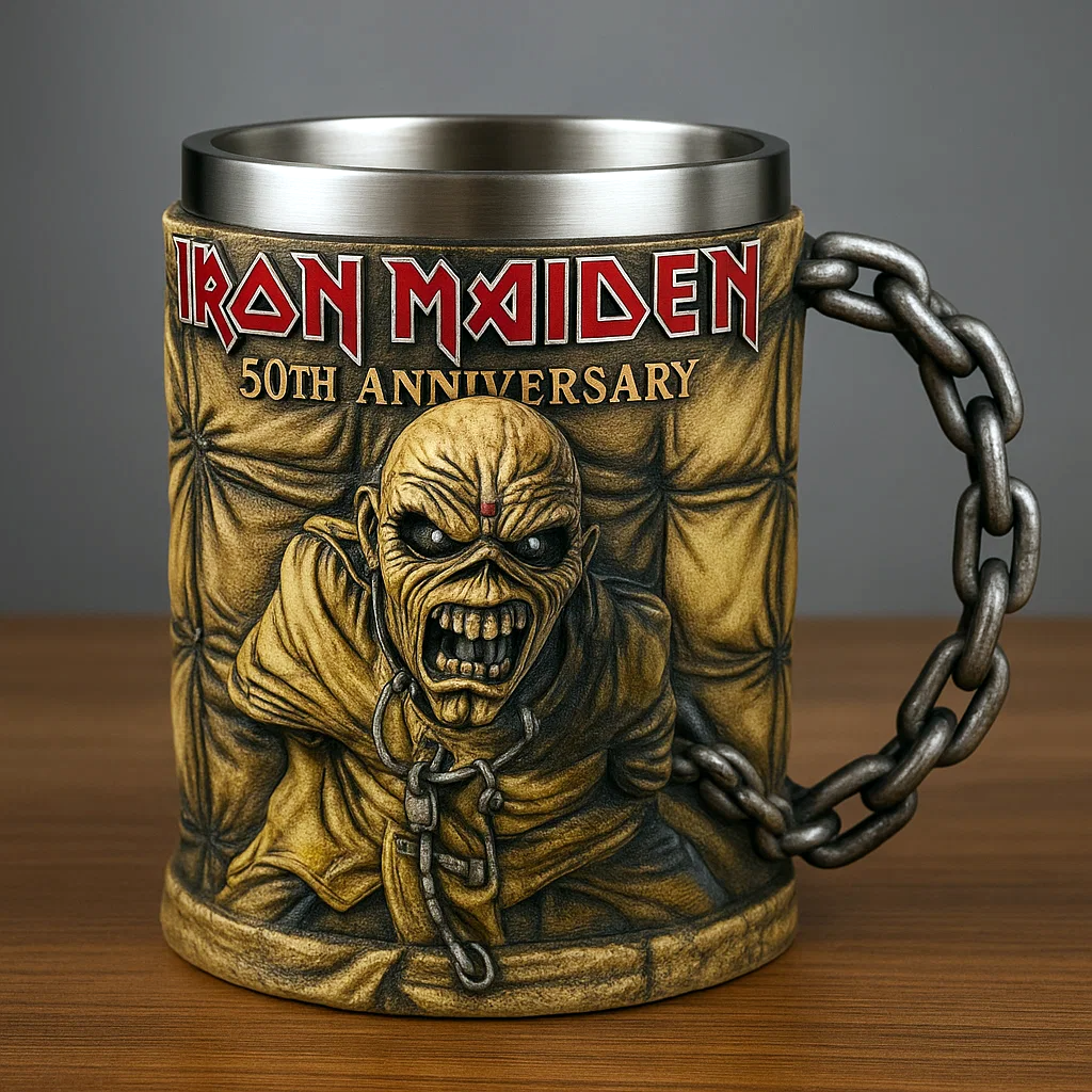 Iron Maiden 50th Anniversary Eddie 3D Mug