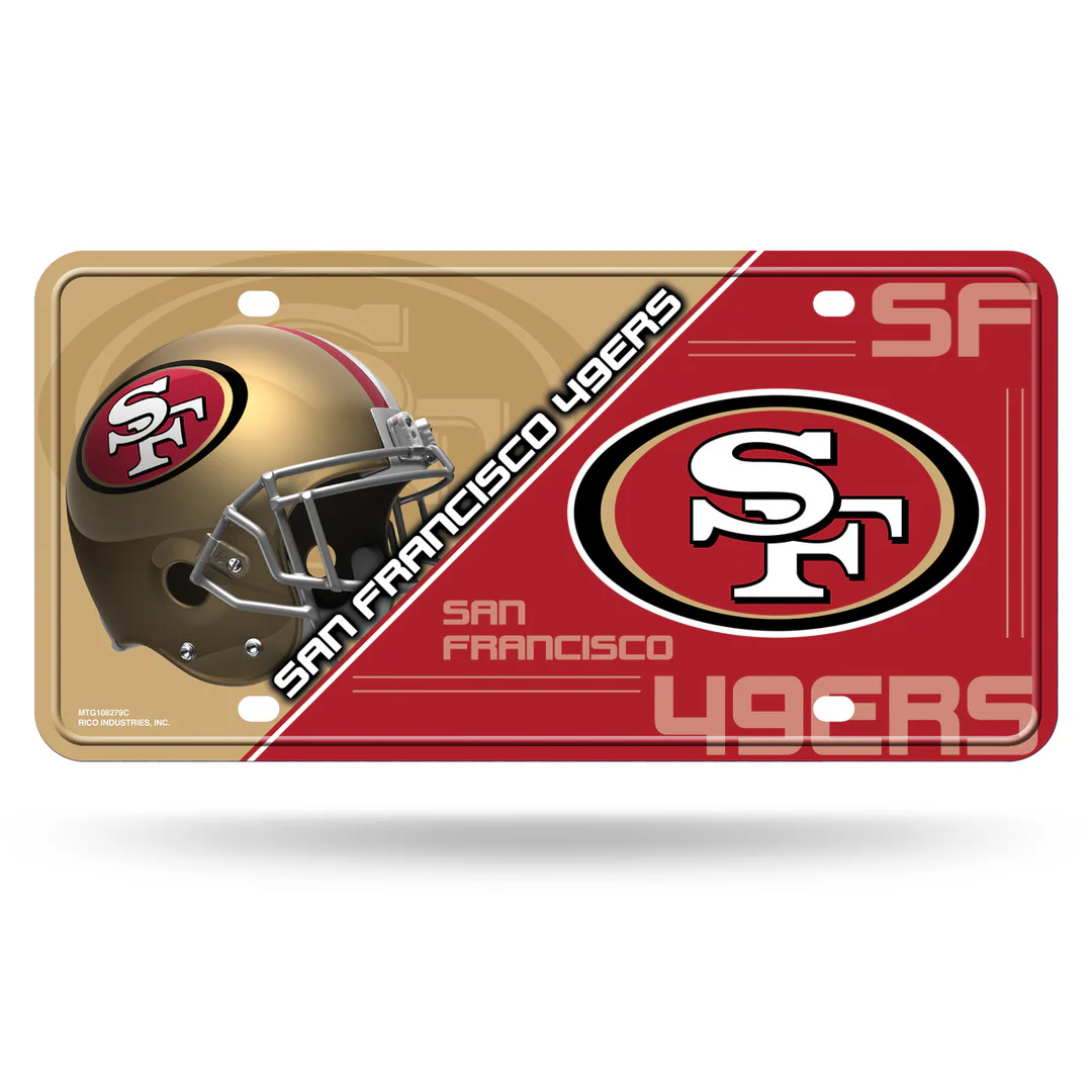 🏈 NFL Team Metal License Plate