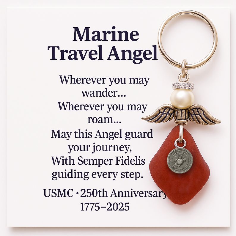 Military Travel Angel Keychain – 250th Anniversary Collection