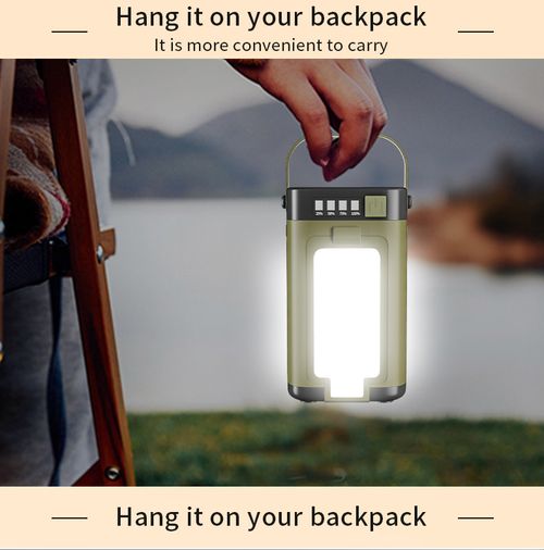 Multifunctional Outdoor Four-leaf Folding Camping Lamp