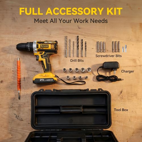 Two-speed electric drill
