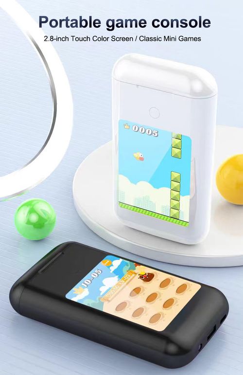 In-ear type with power bank smart screen touch control