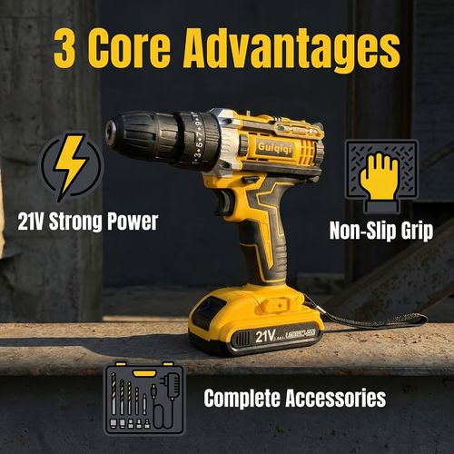 Two-speed electric drill