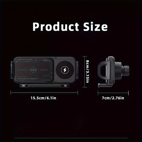Wireless Fast Charging Car Phone Mount