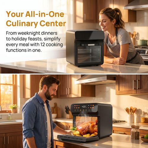 Smart Touchscreen Electric Air Fryer