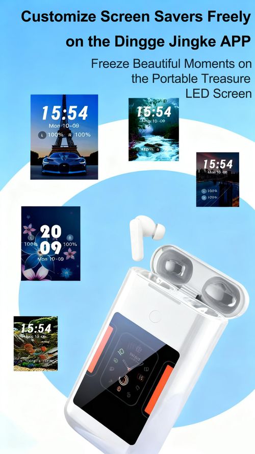 In-ear type with power bank smart screen touch control