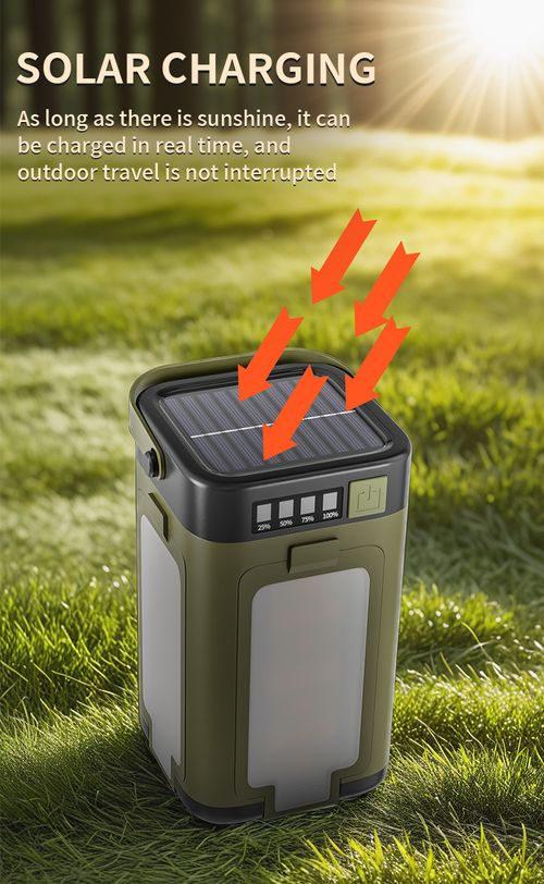 Multifunctional Outdoor Four-leaf Folding Camping Lamp
