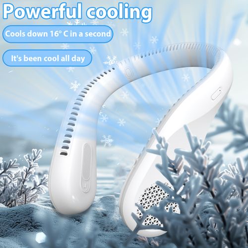 Portable Neck Fan long working time comfortable wear easy cooling for outdoor activities new arrival