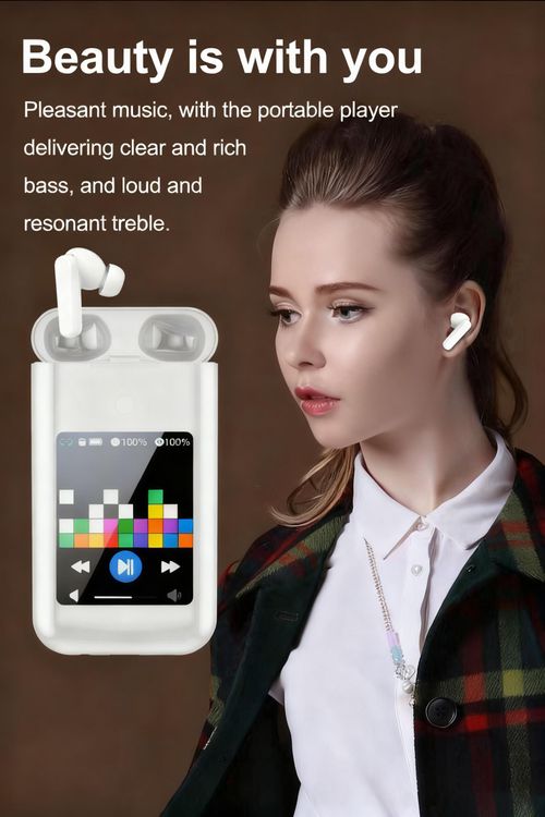 In-ear type with power bank smart screen touch control