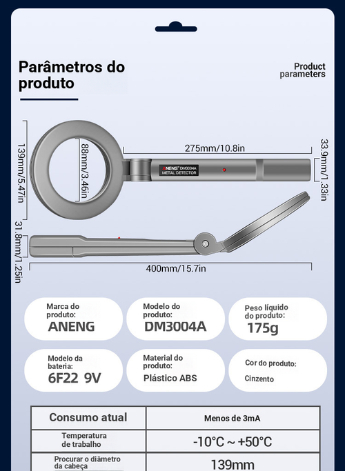 Detector de metais inteligente