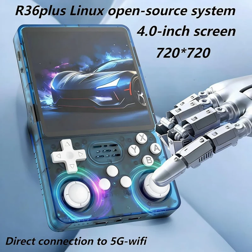 Handheld Game Console Emulator  Color Screen Linux System 128G TF Card 22000 Games
