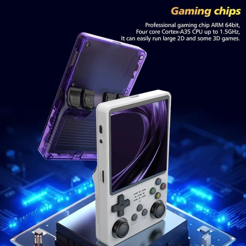 Handheld Game Console Emulator  Color Screen Linux System 128G TF Card 22000 Games