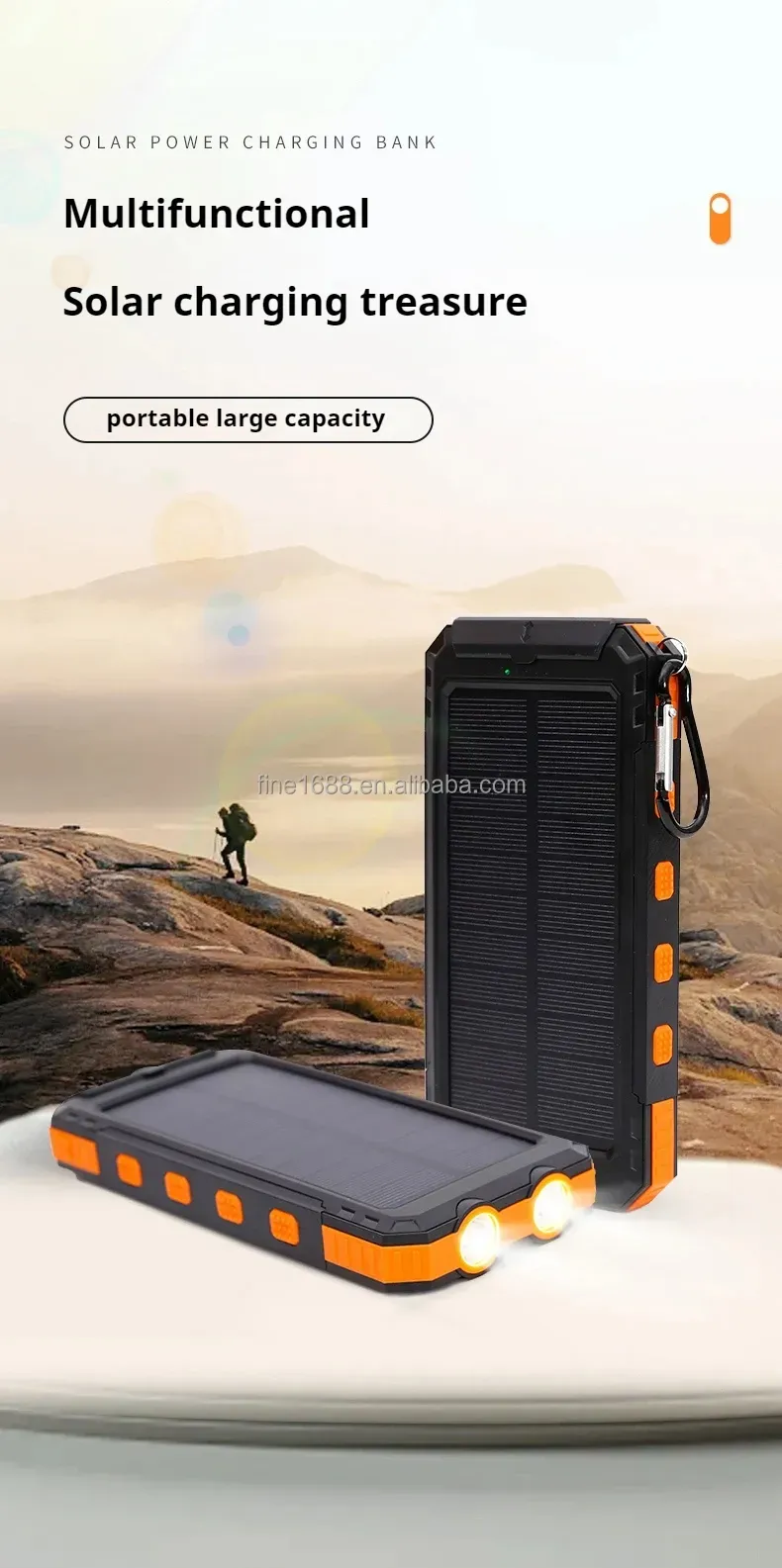 Bateria externa solar