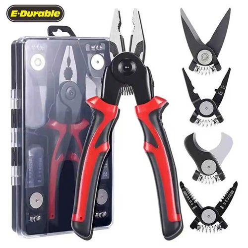 👜Alicate de cabeça multifuncional cinco em um intercambiável