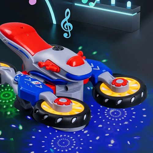 Stunt rotação motocicleta