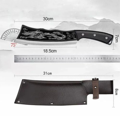 👜Black Dragon Knife Japanese Titanium Steel Edition