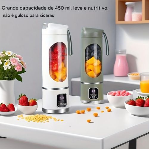 Liquidificador e Juicer Portátil com Carregamento USB