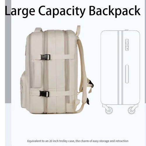 Mochila portátil multifuncional da Travel Oxford. Mochila de moda para mulheres com grande capacidade. Mochila para viagens, ao ar livre e lazer.