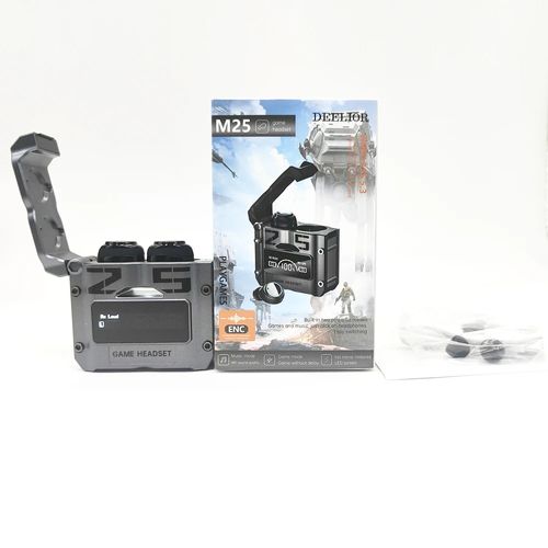 Fone de ouvido gamer M25 TWS com ENC