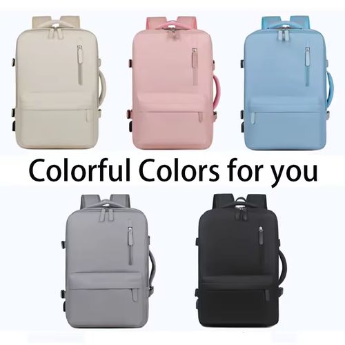 Mochila portátil multifuncional da Travel Oxford. Mochila de moda para mulheres com grande capacidade. Mochila para viagens, ao ar livre e lazer.
