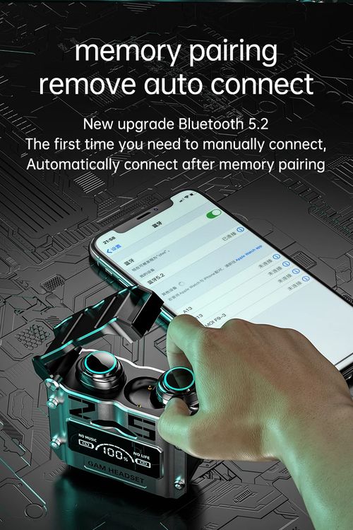 Fone de ouvido gamer M25 TWS com ENC