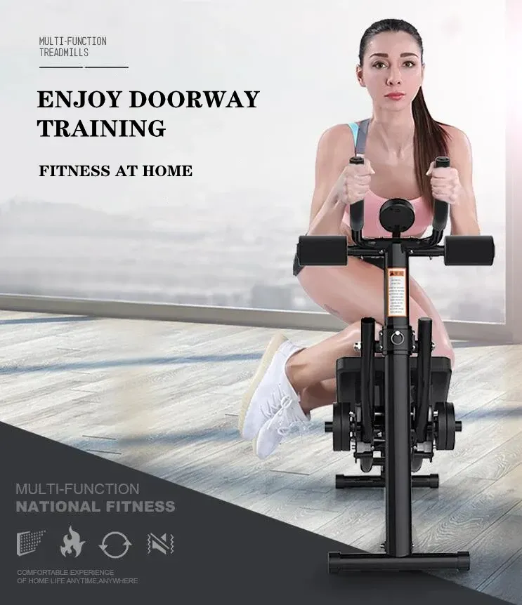 Equipamento de treino abdominal com núcleo de máquina Ab para academia em casa Máquina de exercícios de treinamento de força dobrável ajustável Ab Crunch