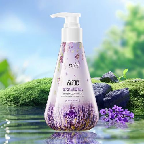 Oferta por tempo limitado: Compre um e leve outro gratis  Creme dental probiótico de lavanda SADOER, refrescante, clareador, para limpeza básica, com menta coreana, para higiene bucal, à base de ervas, mais vendido para casa