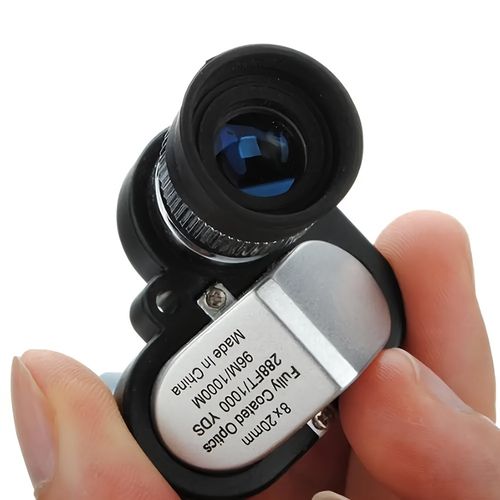 👜8x20 HD Night Vision Mini Pocket Zoom Monocular