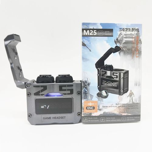 Fone de ouvido gamer M25 TWS com ENC
