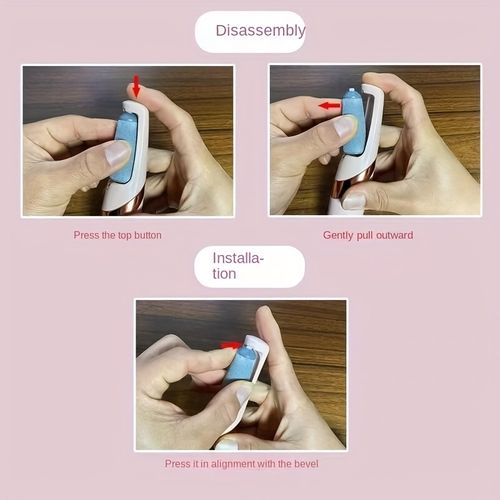 Meuleuse Électrique Portative pour l'Exfoliation des Talons et le Soin des Pieds, Conception Légère