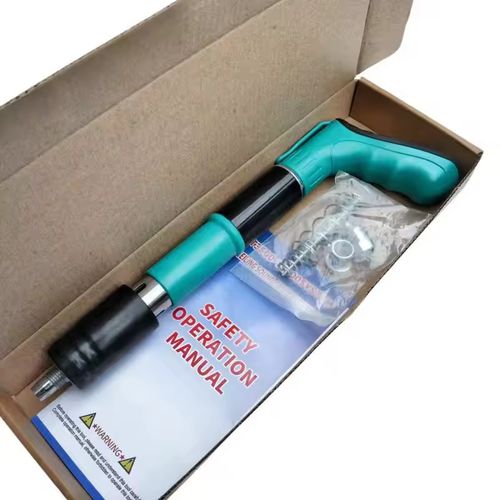 Pregador pneumático totalmente em aço, com silenciador, para decoração e fixação.