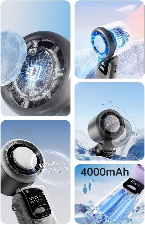 Portable handheld fan