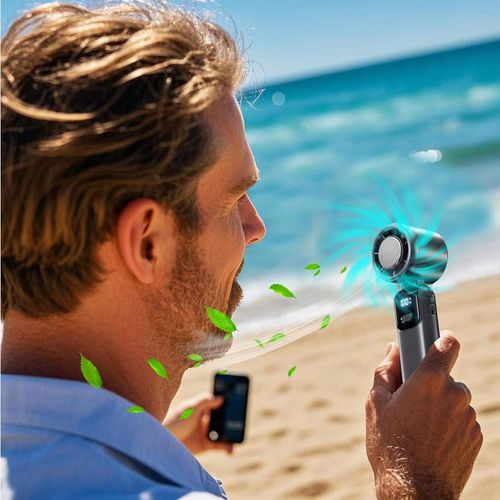 Portable handheld fan