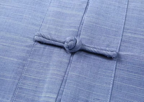 Men's Short Sleeve Shirt  Loose Casual Traditional Kung Fu Male Shirt  (Color: Black Size: L)