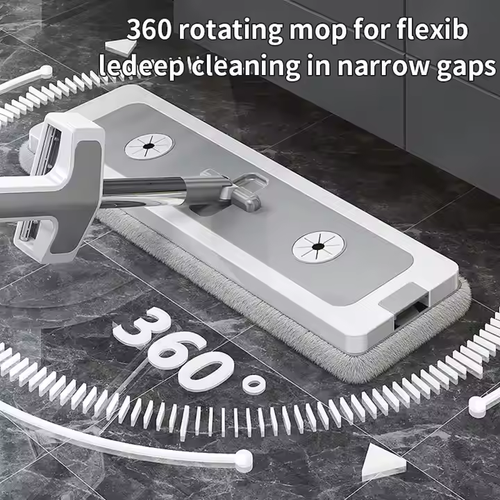 Wholesale Hand Free Flat Squeeze Mop Magic Self Wringing Super Absorbent Flat with Bucket