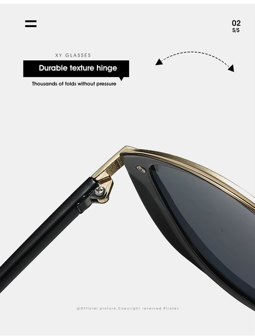 Luxury Women Ins Cat Eye Metal Shades Brand UV400 Eyewear Vintage Square Men High Quality Custom Logo Sunglasses 2025