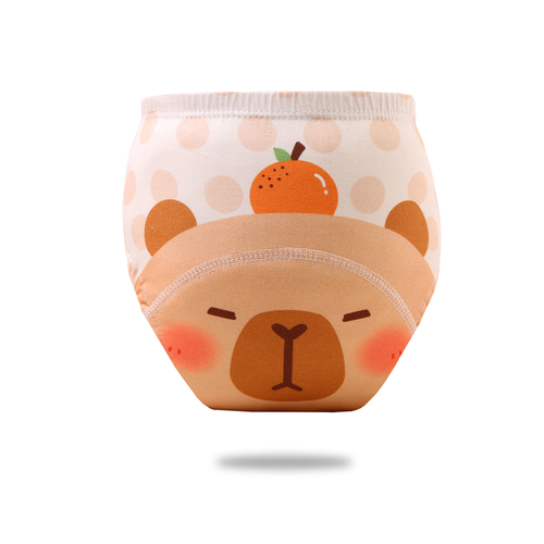 Baby training pants children's a-class pure cotton diaper pocket anti-side leakage baby spring and summer diaper pants washable, 10-20 kg can be worn, random colors